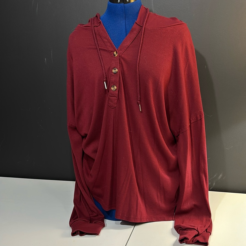Beautiful Burgundy Hoodie